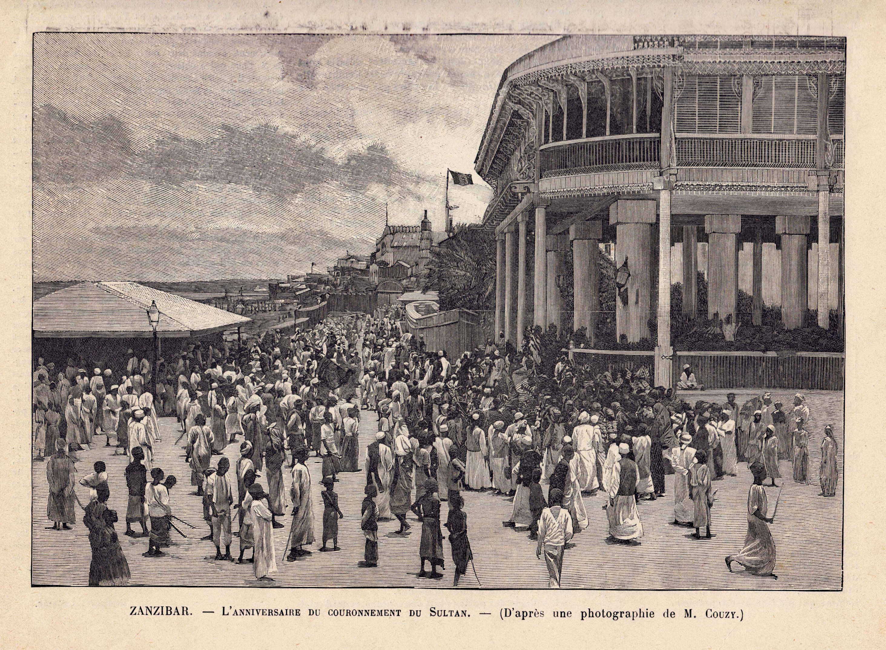 Anniversary of the coronation of the Sultan, c. 1894.